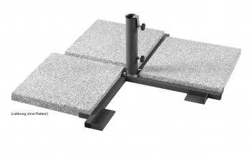 Schneider Plattenständer PLUS für 4 Wegeplatten für Mast Ø 38-50mm